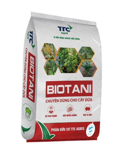 Phân hữu cơ BIOTANI - Chuyên dùng cho cây DỪA