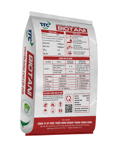 Phân hữu cơ BIOTANI - Chuyên dùng cho cây DỪA